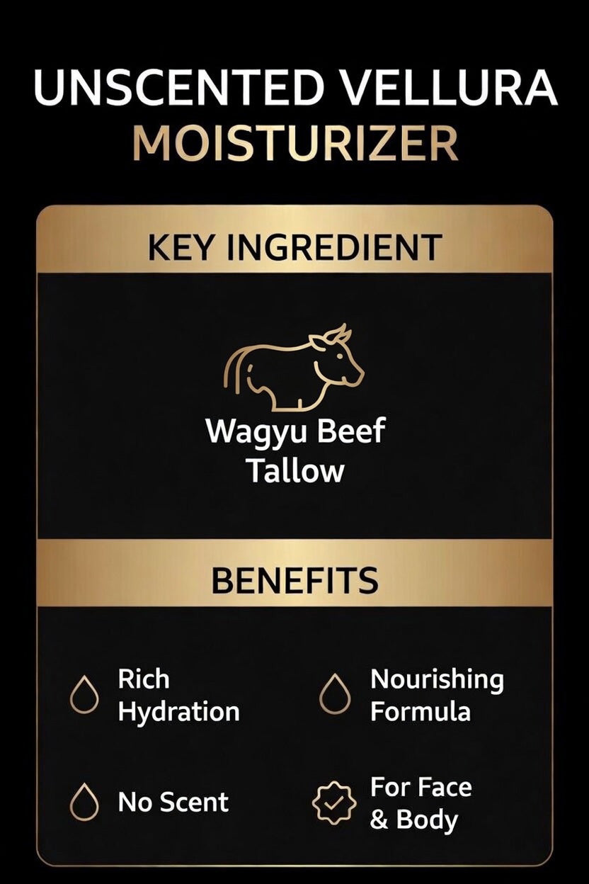 Unscented - Beef Tallow Moisturizer - 1.5oz